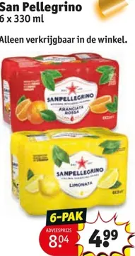Aanbieding: San Pellegrino