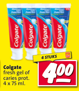 Aanbieding: Colgate fresh gel of caries prot.