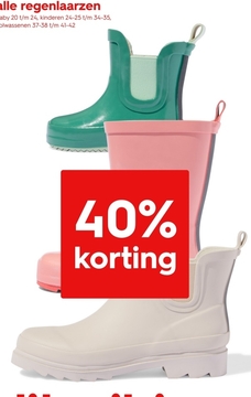 Aanbieding: regenlaarzen