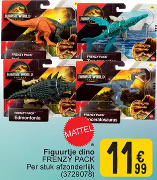 Aanbieding: Figuurtje dino FRENZY PACK