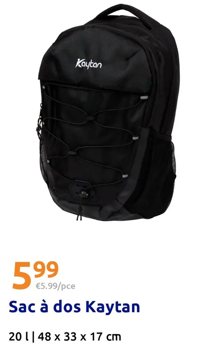 Offre: Sac à dos Kaytan