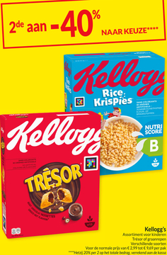 Aanbieding: Kellogg's Trésor of graanrepen