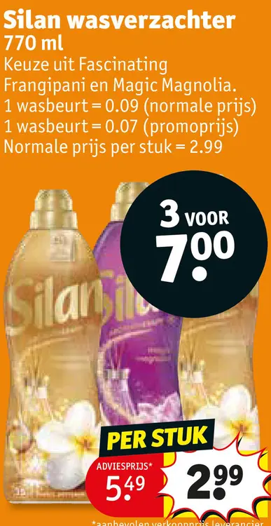 Promotie: Silan wasverzachter
