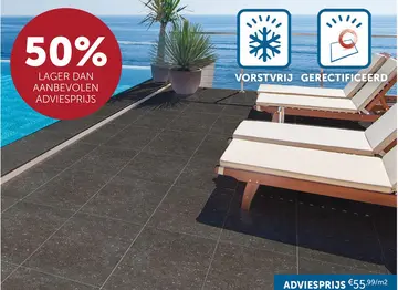 Aanbieding: Terrastegel Pierre De Semois 60x60x2cm