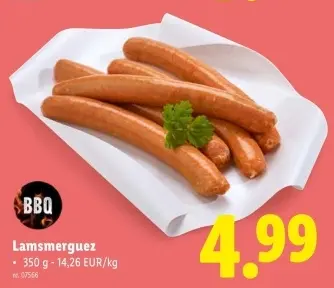 Promotie: Lamsmerguez