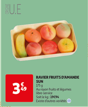 Aanbieding: RAVIER FRUITS D'AMANDE SUN