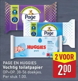 Aanbieding: Vochtig toiletpapier