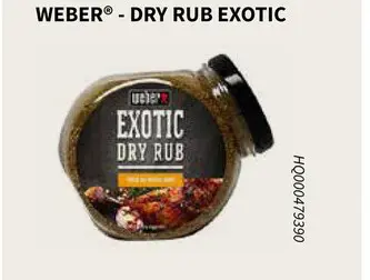 Offre: Dry rub exotic