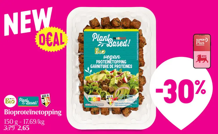 Promotie: Bioproteïnetopping