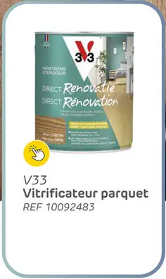 Offre: Vitrificateur parquet v33 chêne moyen satin 2,5l