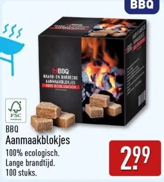Aanbieding: Aanmaakblokjes