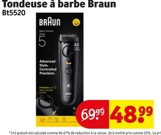 Offre: Tondeuse à barbe