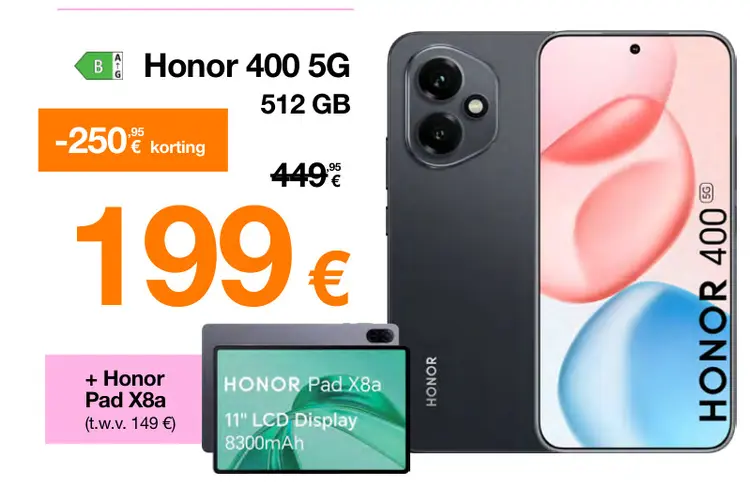 Aanbieding: Honor 400 5G
