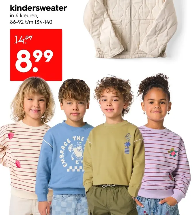 Aanbieding: kindersweater