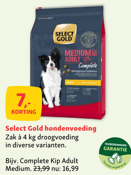 Aanbieding: Select Gold hondenvoeding