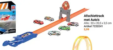 Aanbieding: Afschiettrack met Auto's