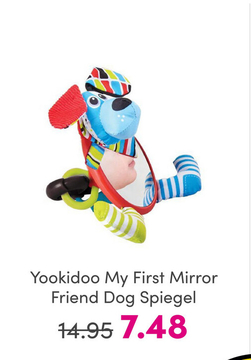 Aanbieding: Yookidoo My First Mirror Friend Dog Spiegel