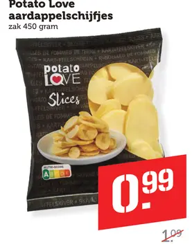 Aanbieding: Potato Love aardappelschijfjes
