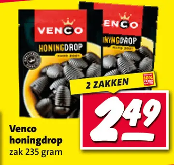 Aanbieding: Venco honingdrop