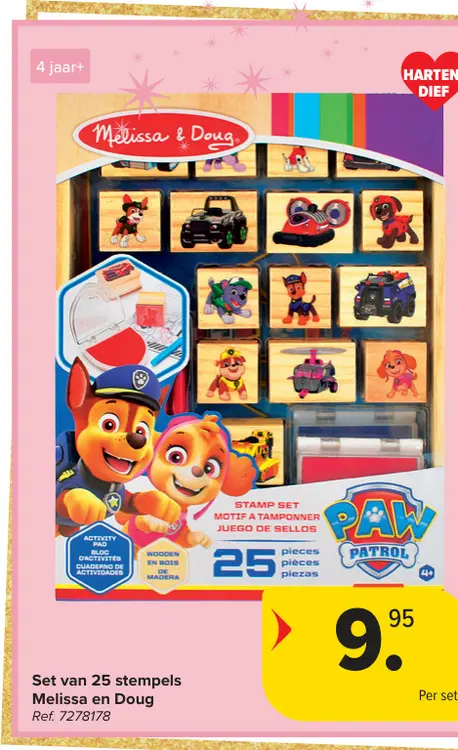 Promotie: Set van 25 stempels