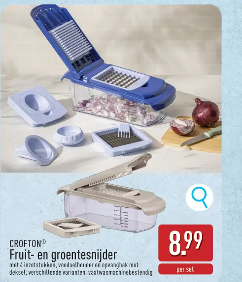 Promotie: Fruit- en groentesnijder