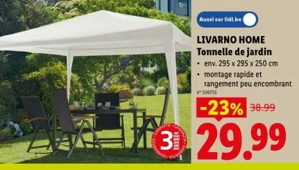Offre: Tonnelle de jardin