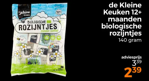 Aanbieding: Biologische Rozijntjes