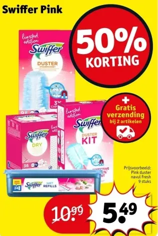Promotie: Swiffer Pink