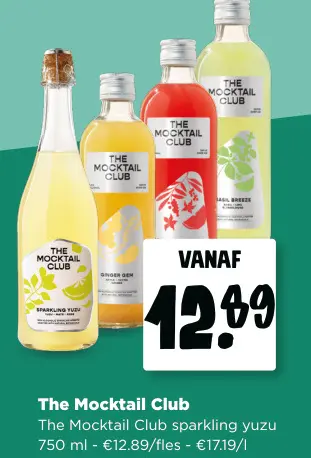 Promotie: The Mocktail Club sparkling yuzu