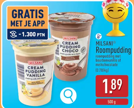 Promotie: MILSANI Roompudding