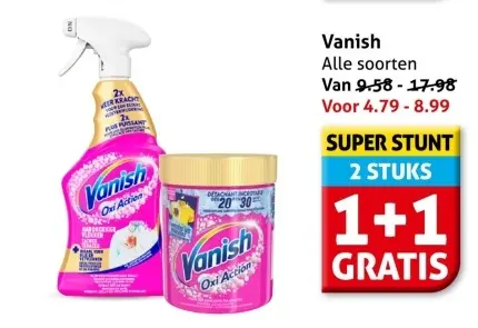 Aanbieding: Vanish Oxi Action