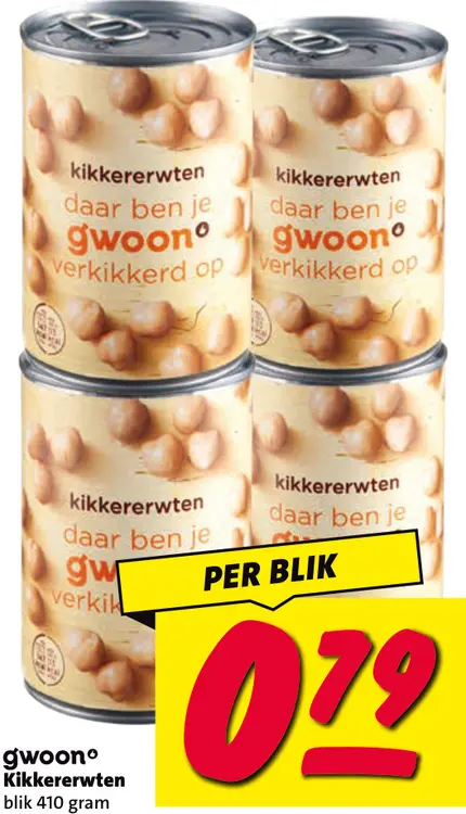 Aanbieding: Kikkererwten