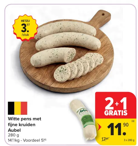 Promotie: Witte pens met fijne kruiden