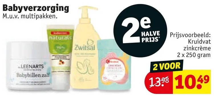 Aanbieding: Babyverzorging