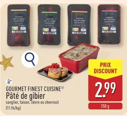 Offre: Pâté de gibier