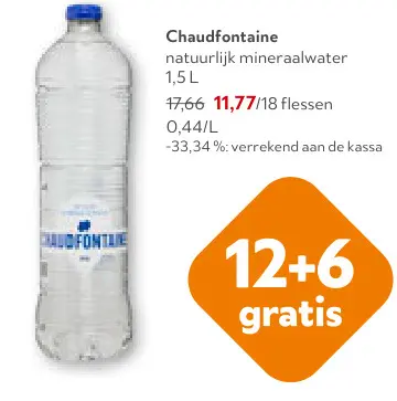 Promotie: Natuurlijk mineraalwater