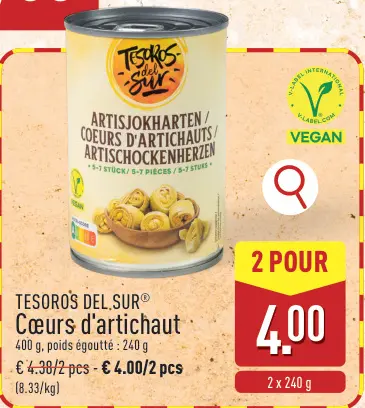 Offre: Cœurs d'artichaut