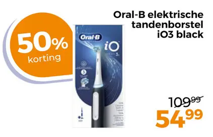 Aanbieding: elektrische tandenborstel iO3 black