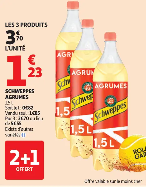 Promotie: Schweppes agrumes