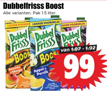 Aanbieding: Dubbelfrisss Boost