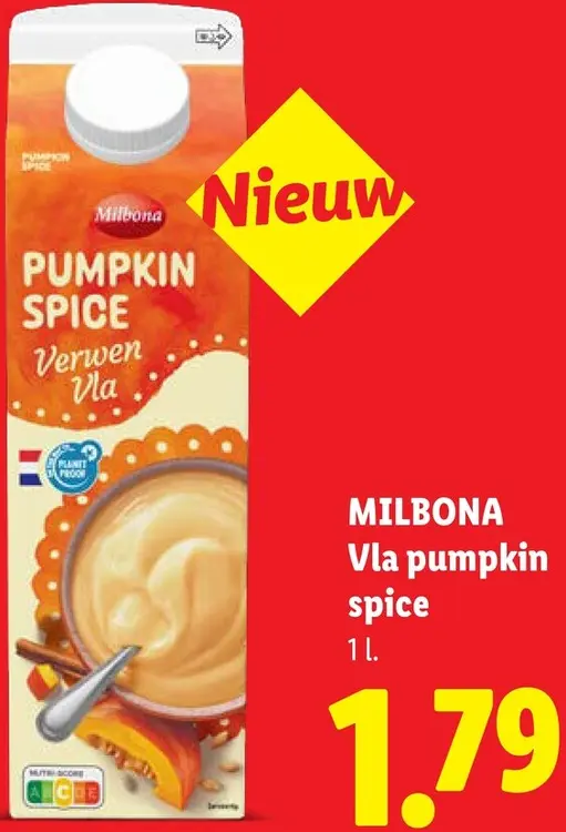Aanbieding: Vla pumpkin spice
