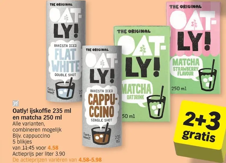 Promotie: Ijskoffie en matcha