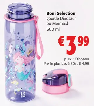 Offre: Gourde Dinosaur ou Mermaid