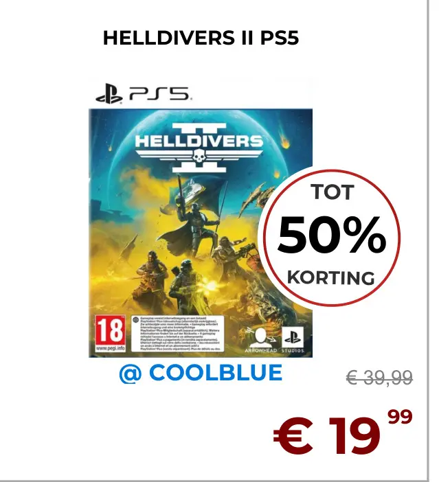 Aanbieding: Helldivers ii ps5