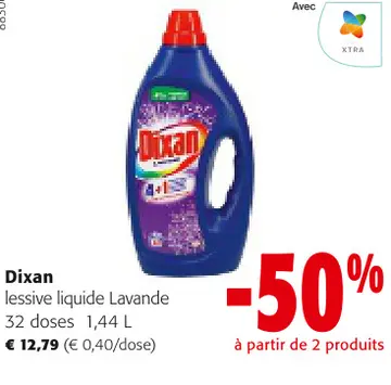 Offre: Dixan lessive liquide Lavande