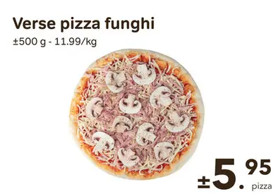 Promotie: Verse pizza funghi