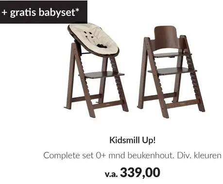 Aanbieding: Up! Complete set 0+ mnd beukenhout