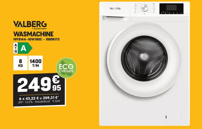 Promotie: Wasmachine