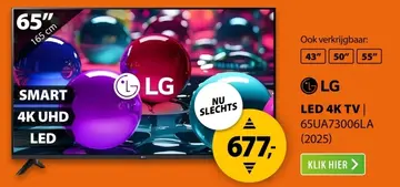 Aanbieding: Led 4k tv
