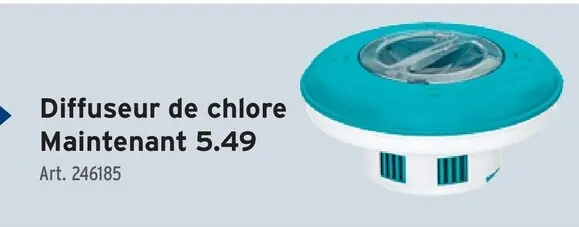 Offre: Diffuseur de chlore